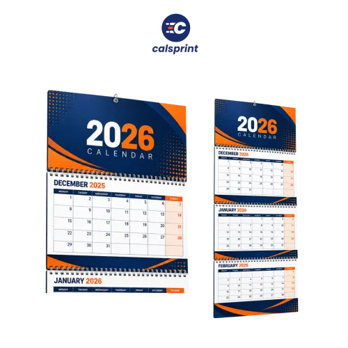Kalender Triwulan Spiral