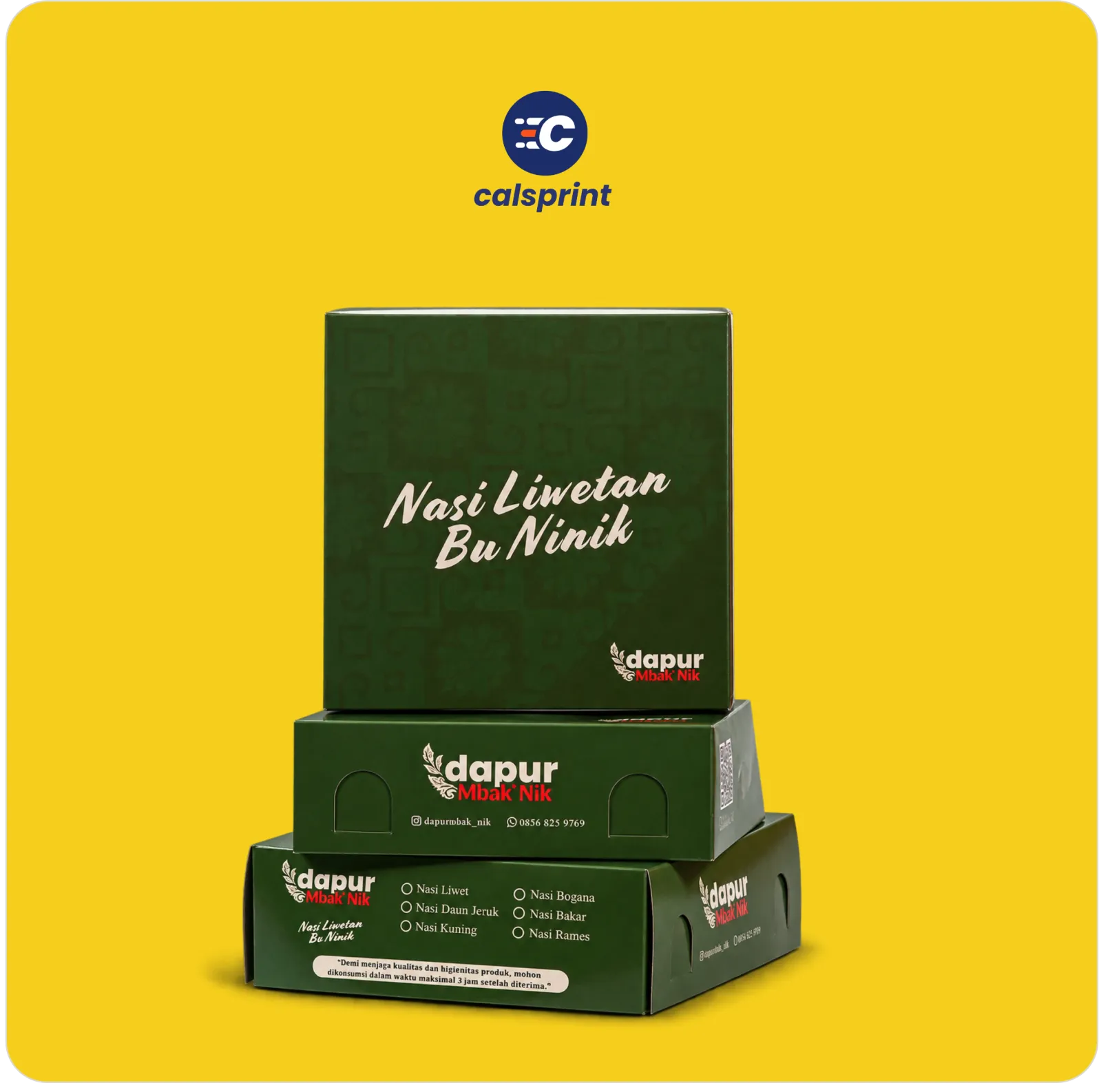 Packaging box Dapur Mbak' Nik
