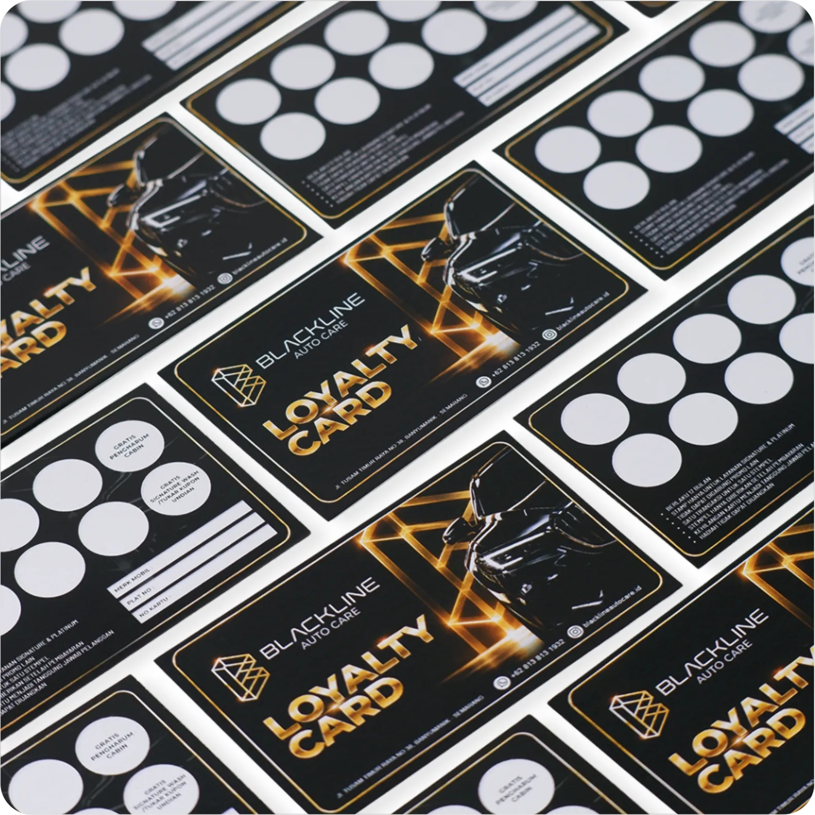 Loyalty card Blackline Auto Care